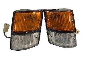 Par Lanterna Pisca Seta Dianteira Direita Esquerda Fiat 147 Europa 1980 a 1982 Original Arteb 36507 Novos de Época