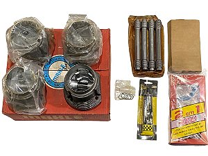 Kit Jogo Motor Pistões Aneis Camisa STD VW Kombi Fusca Brasilia Variant Karmann Ghia 1600 de 69/83 Original MAHLE K70152