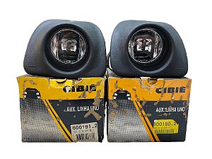 Par do Farol Auxiliar de Milha Neblina LE LD do FIAT Uno de 1984 a 2003 Original CIBIÉ 600190 Novos de Época