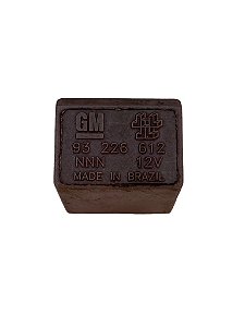 Rele Auxuliar 12V GM Celta Corsa 2001 a 2009 Original GM 93226612 Novo de Época