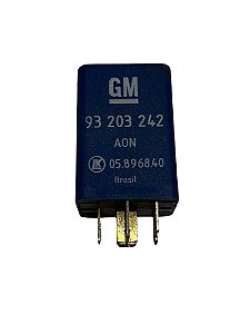Rele Temporizador Limpador Parabrisa 12V GM Corsa Kaddet Montana Monza Omega Silverado 6 Terminais Original GM 93203242