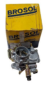 Carburador VW Fusca 1300 Gasolina 73 à 83 Original Brosol Solex 112091 Novo de Época