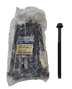 Kit 10 Parafusos Do Cabeçote Courier Fiesta Focus Ka 1996 a 2014 Original Ford XS6E6065A1D Novo de Época