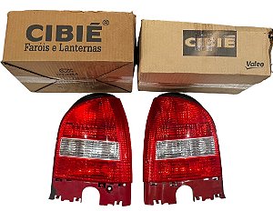 Par Lanterna Traseira Esquerda Direita Gol G3 1999 a 2005 Original CIBIE Valeo 6005052 Novos de Época