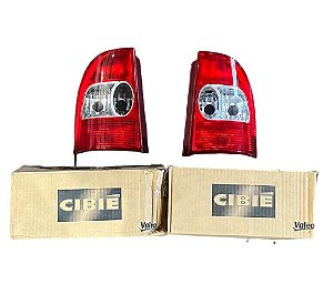 Par de Lanterna Traseira da FIAT Strada de 2001 a 2006 Original CIBIÉ 045841 Novos de Época