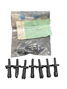 Jogo de 9 Grampos de Travamento Borracha Caçamba Saveiro Sunset Summer CL 1.8 1993 a 1997 Original VW 3088294431