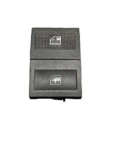 Botão Interruptor Vidro Elétrico Simples Gol Parati 1999 a 2006 Original VW 377959855B Logo VW Raspado