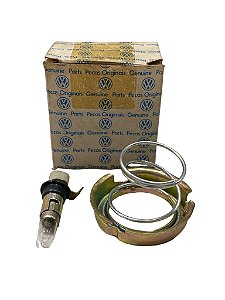 Soquete de Farol com Mola e Lâmpada do VW Kombi Fusca e Brasília após 1982 Original VW 1139419811