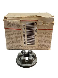 Porca Castelo do Eixo Traseiro com Flange VW Sedan Moderno Original VW 1135012211