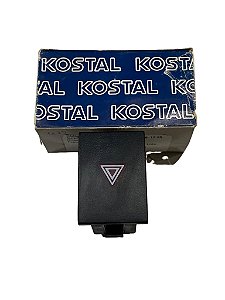 Botão Interruptor do Pisca Alerta VW Gol Parati Saveiro Caminhões Ônibus Original VW 377953235 K3041200 C/ Logo Raspada