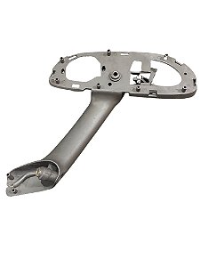 Puxador De Porta Lado Dianteiro Direito Cinza Gol Parati Saveiro G3 2000 a 2005 Original VW
