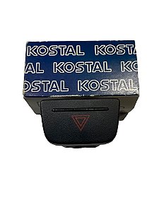Botão Interruptor do Pisca Alerta VW Gol 09 a 11 Saveiro 10/11 e Voyage 09/11 Original VW 5U0953235C C/ Logo VW Raspada