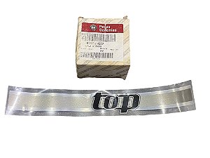 Faixa Emblema Adesiva Porta Traseira Direita Fiat Uno Mille Top 2008 a 2013 Original Fiat 100184207 Novo de Época