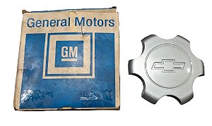 Centro da Calota da Roda do GM S10 e Blazer de 1995 a 1997 6 Furos Original GM 93238657 Novo de Época