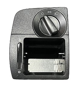 Moldura difusor com chave de luz farol VW Gol G2 95 à 99 Original VW 373857043 Novo de época