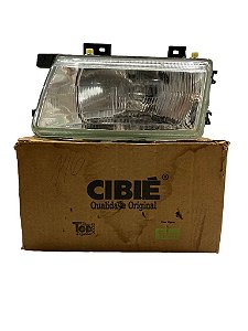 Farol Dianteiro Lado Esquerdo H4 BI-IODO do VW Logus de 1993 a 1997 Original CIBIÉ 6000432 Novo de Época