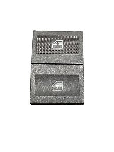 Botão Interruptor Vidro Elétrico Simples Gol Parati 1999 a 2006 Original VW 377959855B Novo de Época