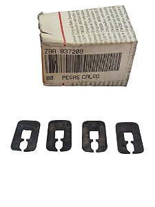 Kit de 4 Calço Menor Maçaneta Externa Gol Santana Quantum Parati Voyage Original VW ZBA8372092 Novo de Época