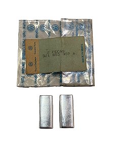 Par Remates Superiores Friso Cromado VW Santana 86 a 91 Original VW 321853359A novo de Época