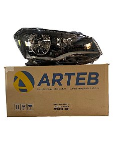 Farol Dianteiro Foco Duplo do Lado Direito do VW Gol Voyage e Saveiro G6 de Original ARTEB 0160820 Novo de Época