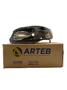 Farol Dianteiro do Lado Esquerdo Mascara Negra do VW Gol Parati Saveiro G4 a Partir de 2006 Original ARTEB 0160663