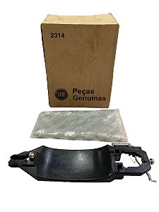 Suporte Base Maçaneta Externa LD Fiat Palio 08 a 20 Original Fiat 51779189 Novo de Época