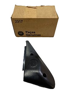Moldura Interna do Retrovisor Lado Esquerdo do FIAT Uno de 2004 a 2012 Original FIAT 43890 Nova de Época
