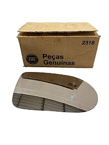 Lente Vidro Retrovisor Esquerdo Fiat Uno Fire 2004 a 2013 Uno Way 2009 a 2011 Original Fiat 7088174 Novo de Época