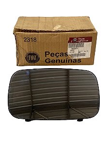 Lente do Retrovisor Direito Fiat Uno Mille 85 a 13 Original Fiat 7082971 Nova de Época