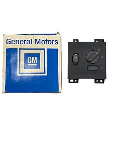 Botão Interruptor do Farol de Milha Chevrolet GM S10 2001 a 2011 Original GM 93285630 Novo de Época