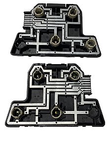 Par de Circuito Soquete da Lanterna Traseira do VW Pointer de 1994 a 1998 Original POLIMATIC 557945257 557945258