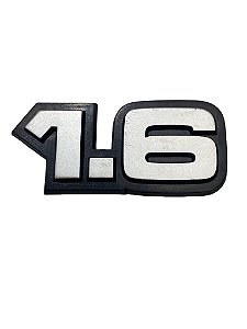 Emblema 1.6 Tampa Traseiro Porta-Malas GM Chevette 83/87 Chevy 500 83/87 Marajó 83/87 Monza 83/87 Original GM 94633247