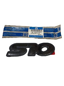 Emblema S10 da Porta Dianteira do GM S10 de 1995 a 1999 Original GM 93222573 Nova de Época