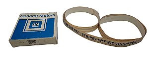 Faixa Superior Porta Dianteira Direita GM Silverado Conquest GMC 3500HD 6100 e 6150 de 1997 a 2002 Original GM 93286932