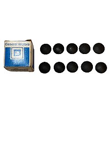 Kit 10 Botão Retenção Tampa Moldura Soleira GM Corsa Kadett Monza Omega Vectra Original GM 93270079 Novos de Época