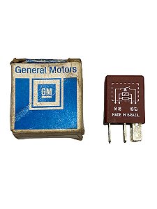 Relé Auxiliar 12V 4 Pinos GM Omega Suprema 1993 até 1998 Original GM 93209737 Novo de Época