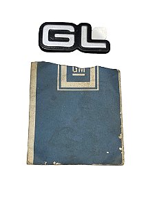 Emblema GL da Tampa Traseiro Porta-Malas do GM Kadett de 1994 a 1997 Monza de 1994 a 1996 Original GM 93223482 Novo