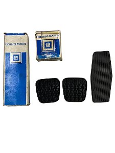 Kit Almofada Pedal Acelerador Freio Embreagem Câmbio Manual Vectra B 97 a 05 Original GM 90468789 90232022 Nova de Época