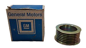 Polia do Alternador GM Omega 95/98 Astra 95/96 Suprema 95/98 Vectra 94/99 Calibra 94/95 Original GM 90486257 Novo