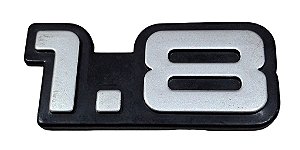Emblema 1.8 Tampa Traseira GM Kadett 89/93 Ipanema 89/93 Monza 92/93 Original GM 52256233 Novo de Época