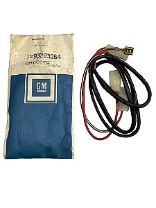 Chicote de Iluminação do Porta-Malas GM Chevette Chevy 500 Marajó 1991 Monza 1983 até 1990 Original GM 93203264 Novo