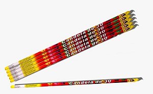 Candela Romana 30 Rajadas cores  C/12