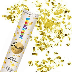 LANÇA CONFETE LAMINADO DOURADO 30cm