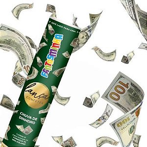 LANÇA CONFETE DÓLAR 30cm