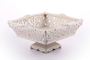 Fruteira decorativa em cerâmica