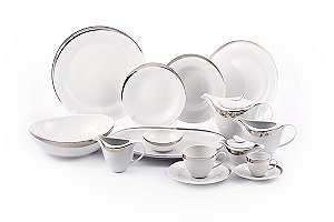 Aparelho jantar e café Porcel – Ballerina – 50 pçs