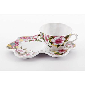 Xícaras para chá com pires