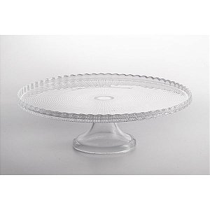 Prato de bolo com pé Dekor Eternity incolor