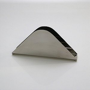 Porta guardanapo de aço inox 19x4x8cm