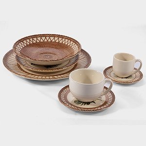 APARELHO DE JANTAR COUP RATTAN NATURAL